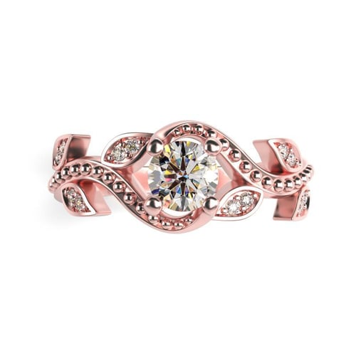 Vintage Verlobungsring mit Lab Grown Diamanten Vindo