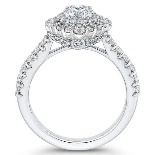 Doppelter Halo-Verlobungsring mit 0.52ct IGI-zertifiziertem Lab Grown Diamant Belen