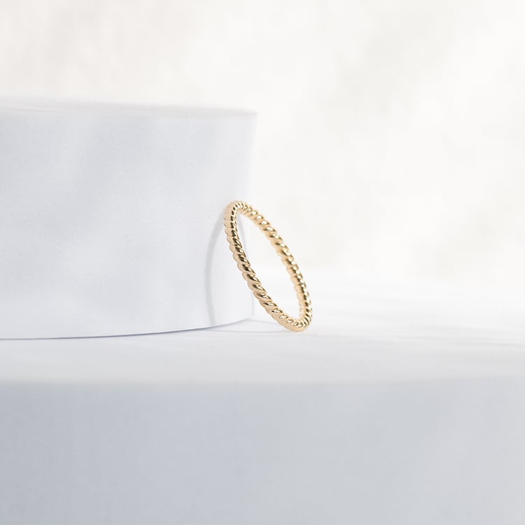 Set aus silbernem geflochtenen Schmuck Attory 143051