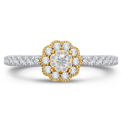 Halo-Verlobungsring mit Lab Grown Diamanten Alaina