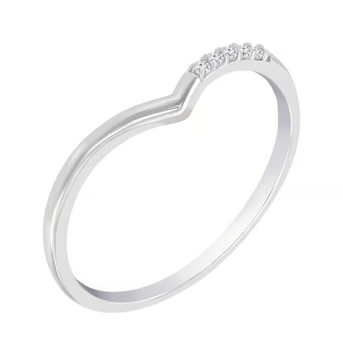 Memoire Scheidungsring in V-Form mit Lab Grown Diamanten Titus