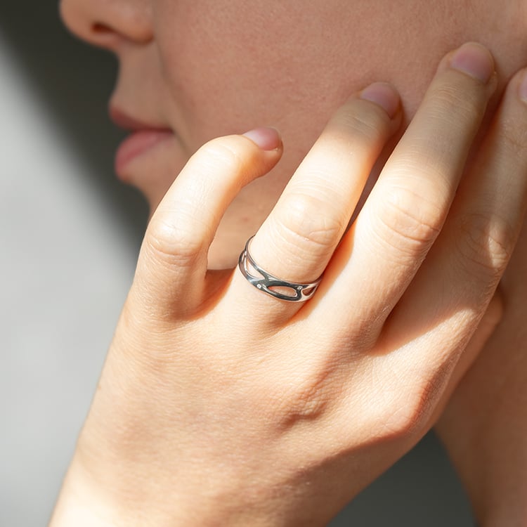 Unkonventioneller Eheringe Bionic 145410