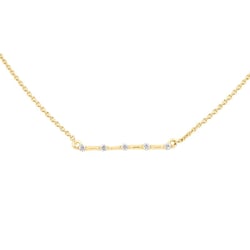 Minimalistische Halskette mit Lab Grown Diamanten Isaac