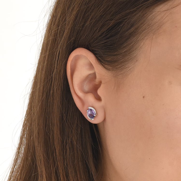 Silberne Ohrstecker 71317