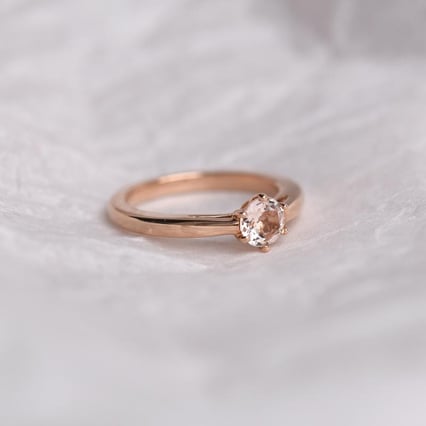 Goldring mit Morganit Rima