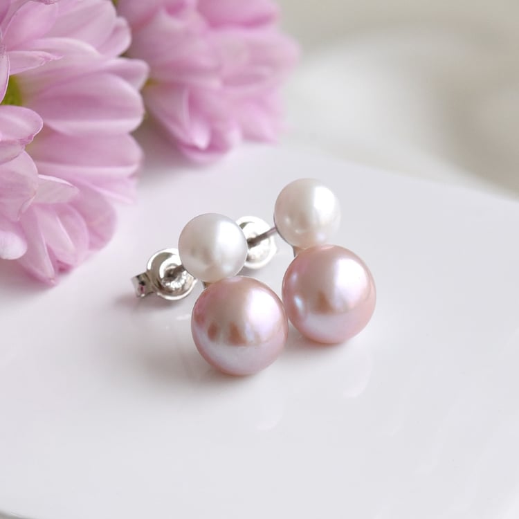 Dezente Perlen-Ohrringe Hedda 83241