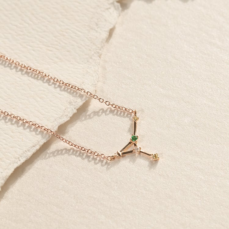 Halskette mit Tierkreiszeichen Cancer 138495