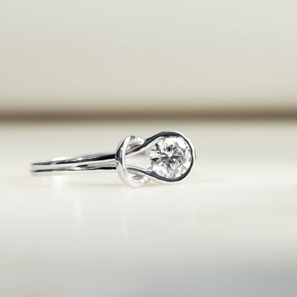 Verlobungsring mit Lab Grown Diamanten Cearah