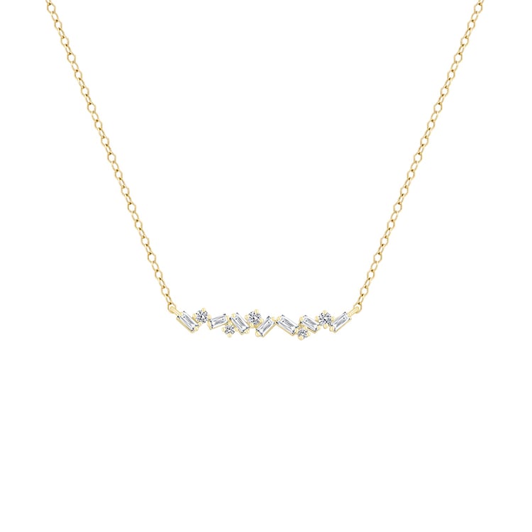 Halskette mit Diamanten 90081