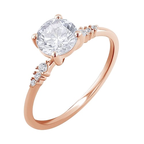 Verlobungsring mit Diamanten Amity