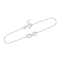 Modisches Silberarmband Infinity