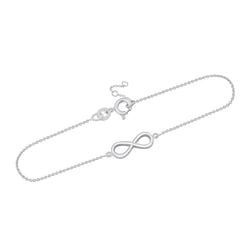 Modisches Silberarmband Infinity