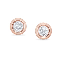 Minimalistische Ohrringe mit Diamanten Pavline
