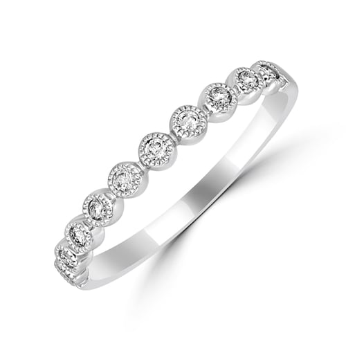 Goldener Trauring mit Vintage Relief und Komfort Ring Danel