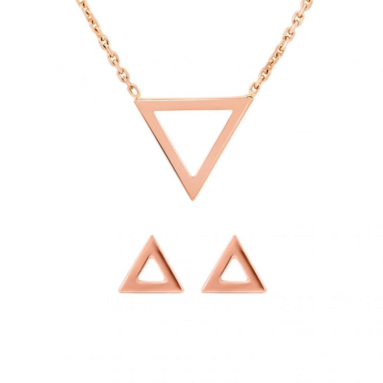 Set aus Roségold 10381