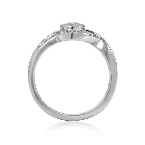 Verlobungsring mit Diamanten Milia