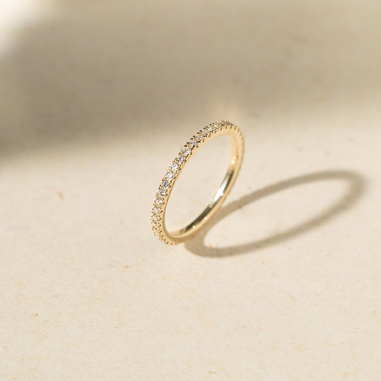 Eternity Ring aus Gold mit 1.25 mm Diamanten Benjamin 138126
