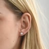 Schmuckset mit Perlen und Diamanten Kamila