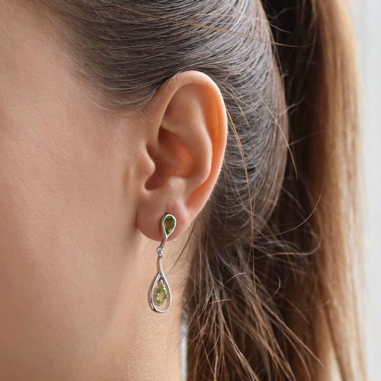 Silberne Kollektion voller Olivine Paja 107832