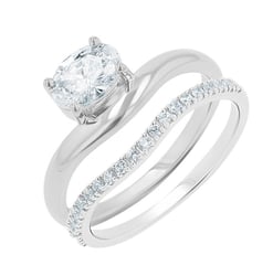 Set mit Diamantringen Celeste