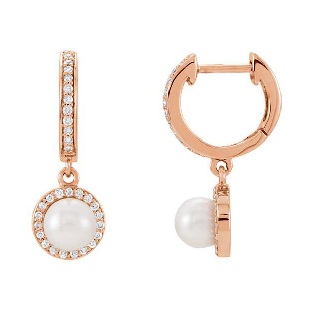 Ohrringe aus Gold mit Perlen 82531