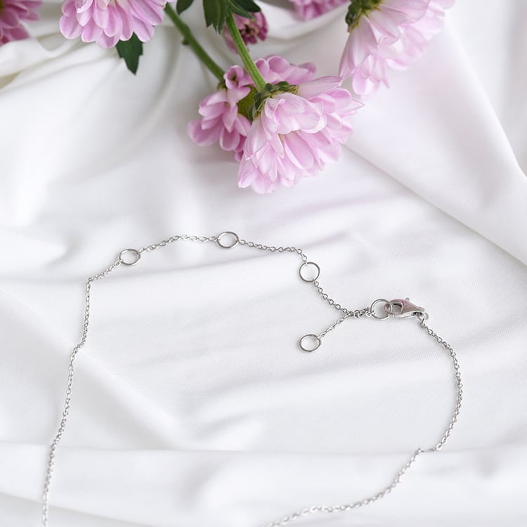 Elegante Kette mit schwarzer Perle Marta 83571