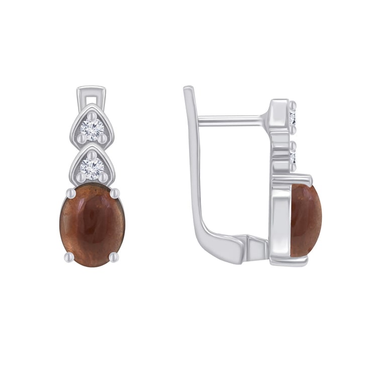 Granatohrringe 47984