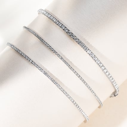 Goldenes Tennisarmband mit Lab Grown Diamanten Betz