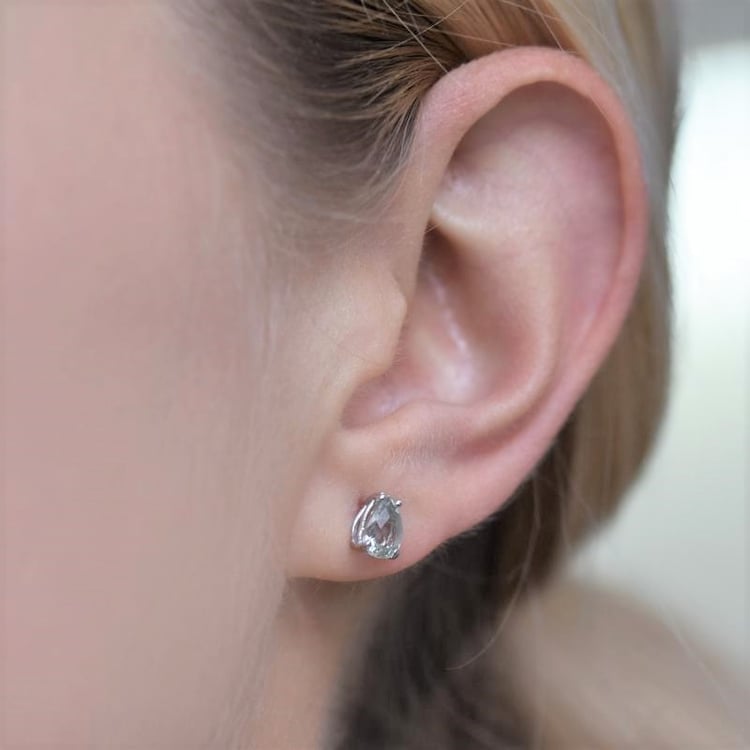 Goldene Ohrringe mit Amethysten Reata 104547