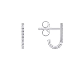 Minimalistische Ohrringe mit Lab Grown Diamanten Passang