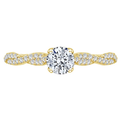 Verflochtener Verlobungsring mit Diamanten Minna
