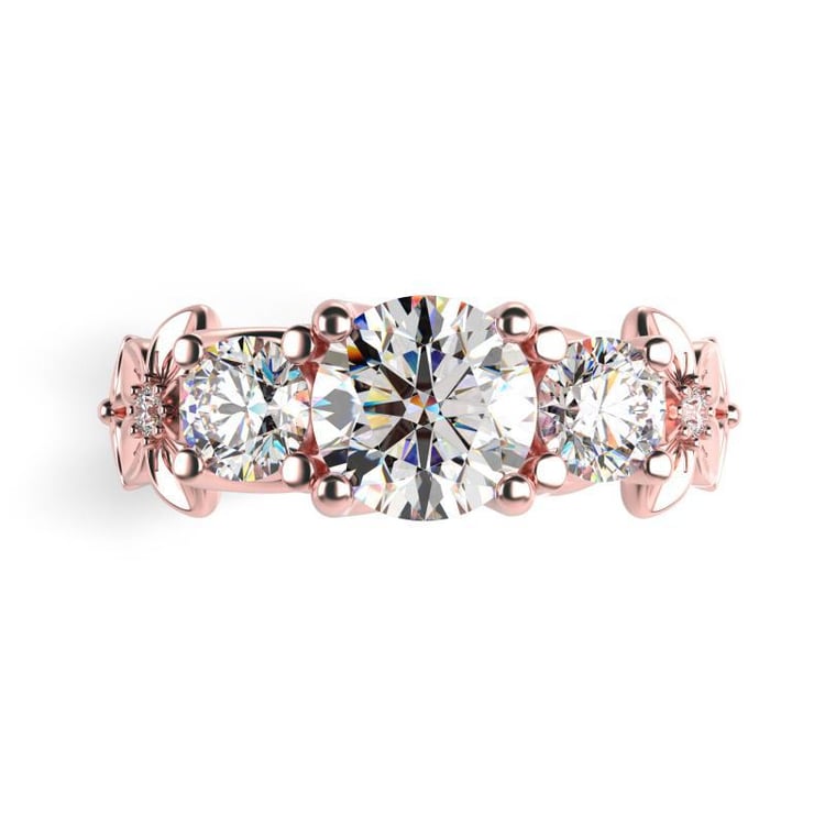 Rosegold Ring Moissaniten 22099