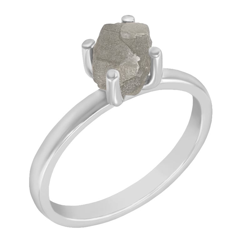 Goldener Ring mit Rohdiamant Nemy 69876