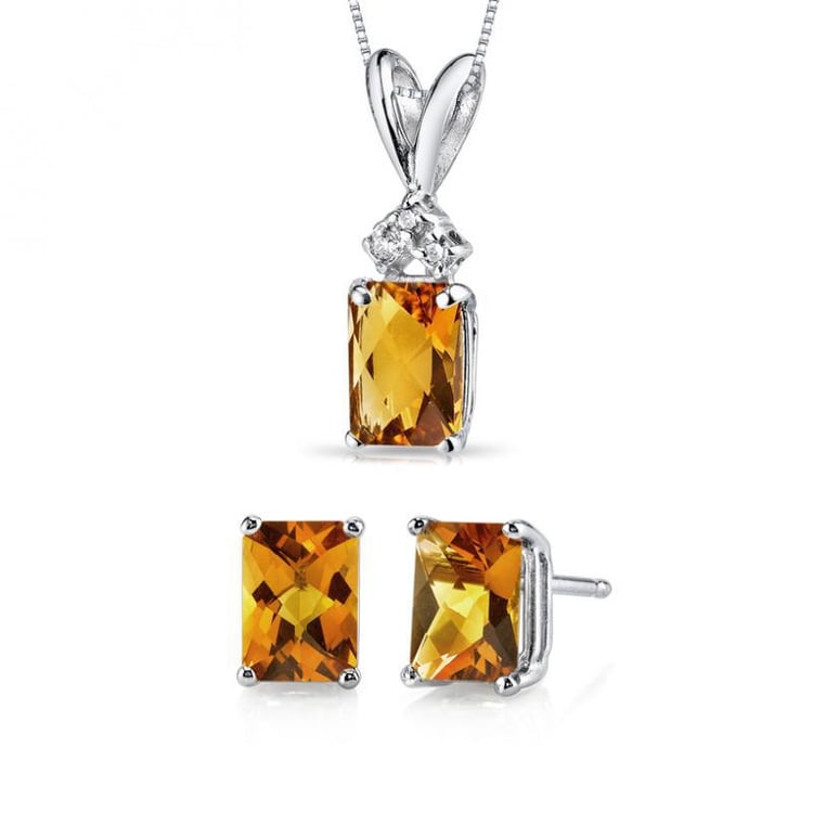 Goldene Kollektion voller Citrine 9679