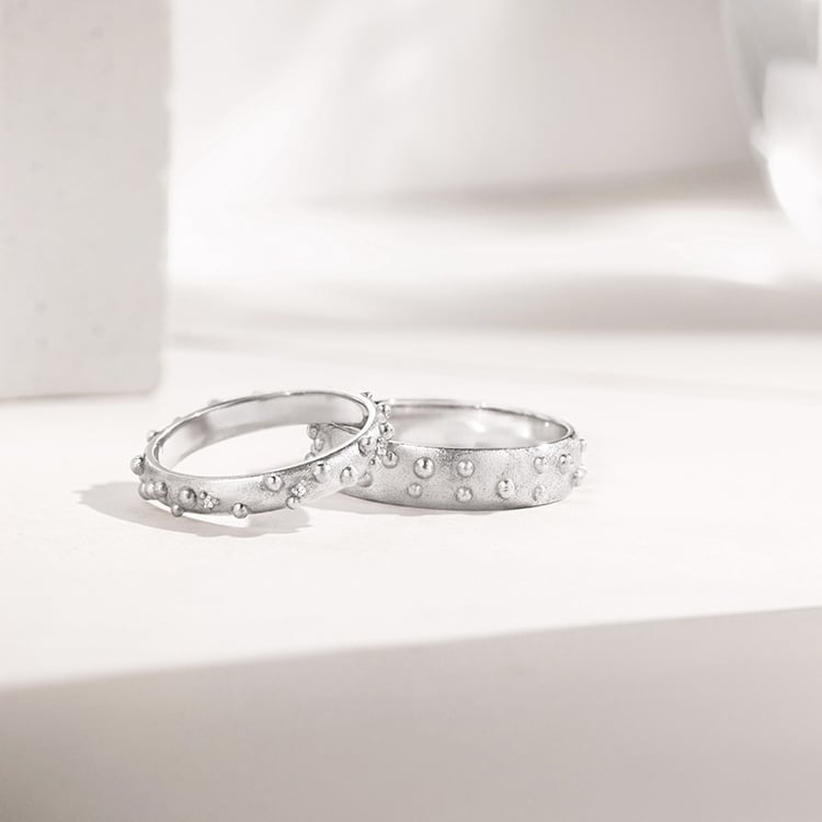 Eheringe mit atypischer Oberfläche Kai 155666