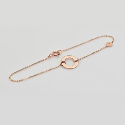 Modernes Goldarmband mit Diamanten Virginia
