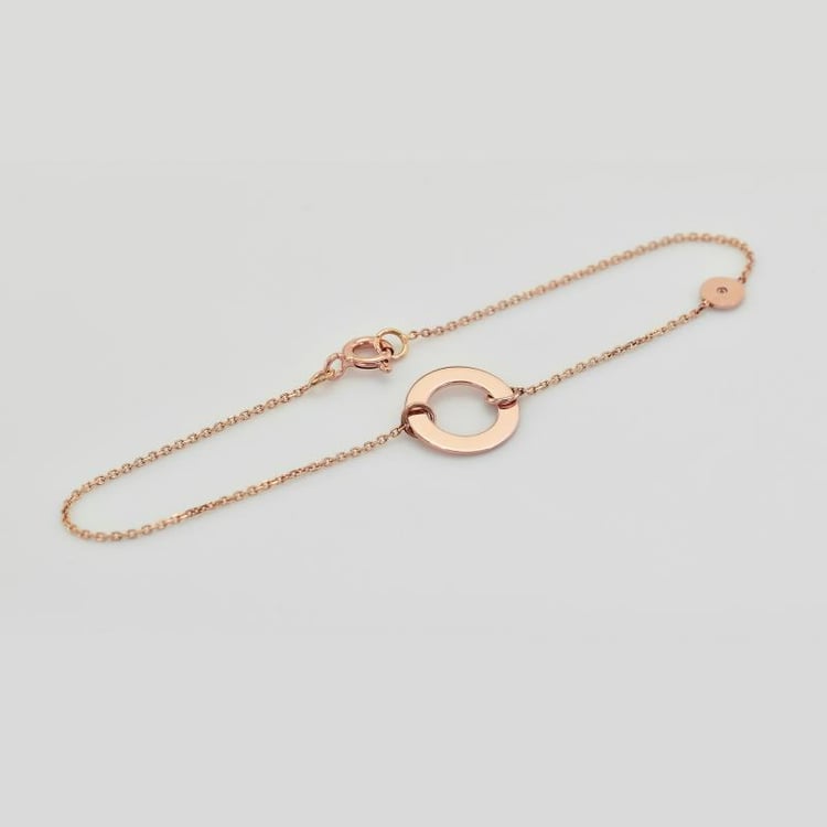 Modernes Goldarmband mit Diamanten Virginia 30550