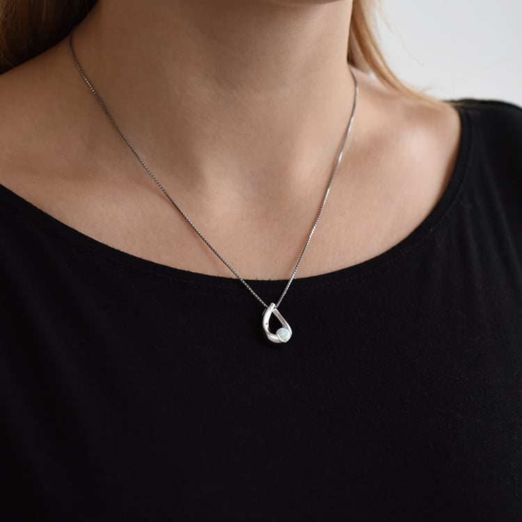 Anhänger aus Silber mit Opal Gascon 89792