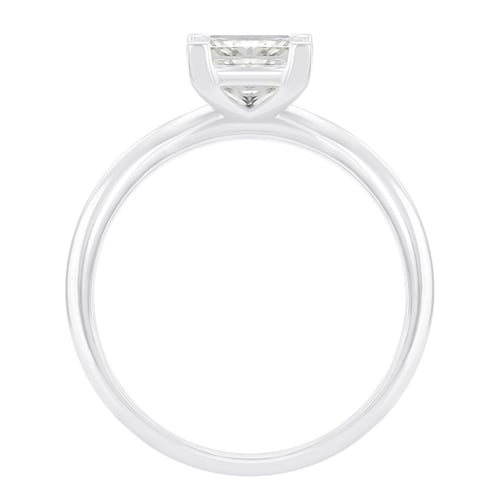 Verlobungsring mit Princess Diamanten Nangai