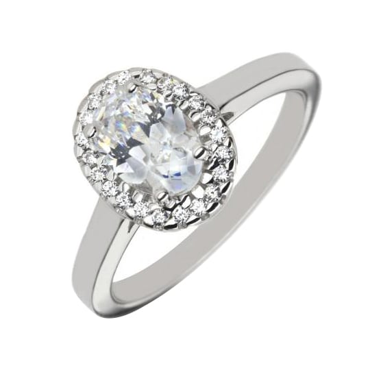 Verlobungsring aus Platin