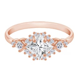Scheidungsring mit zertifiziertem Lab Grown Diamant im Princess Schliff Armin