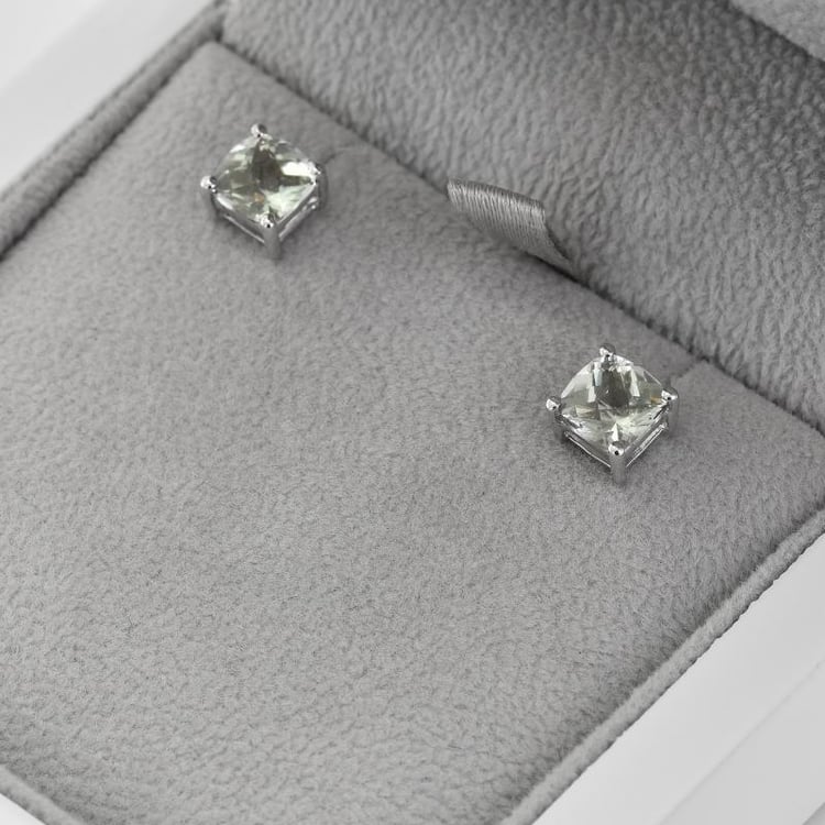 Amethyst Ohrringe Gold in Eppi-Geschenkbox 40417