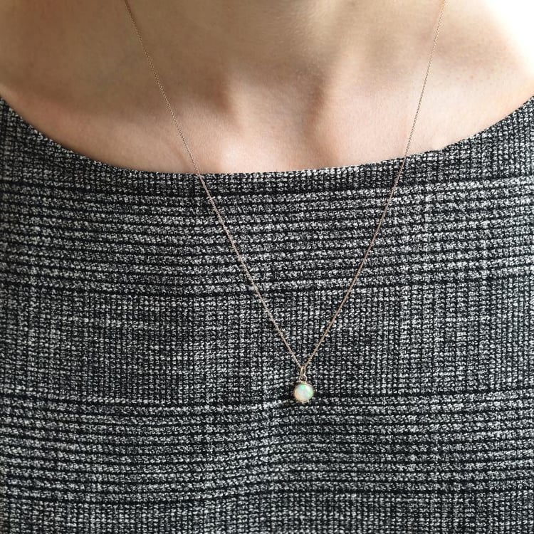 Runder Opal Anhänger Azalea 29734