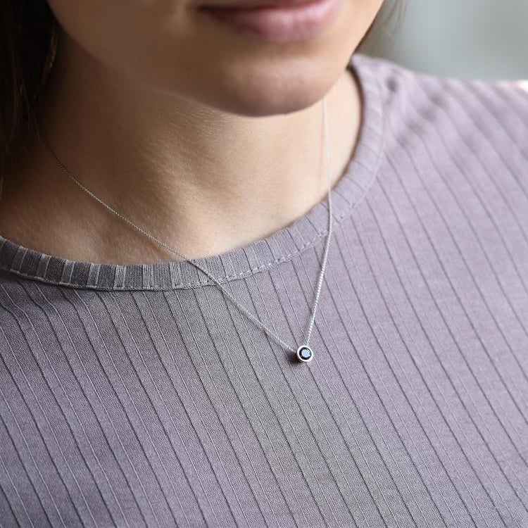 Halskette mit Granat Jonie 39062