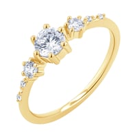 Verlobungsring mit Lab Grown Diamanten Willa