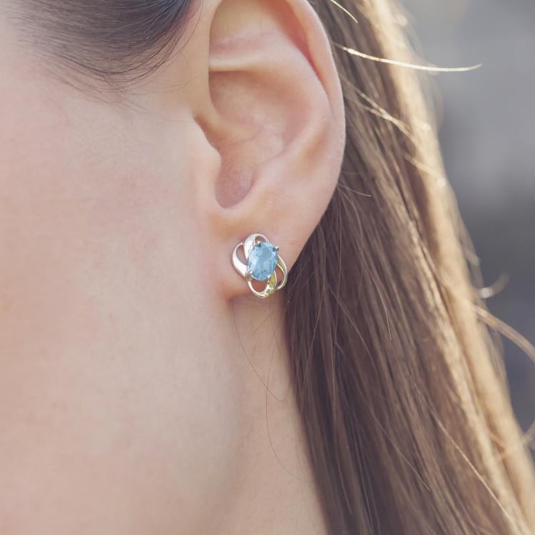 Silberne Ohrstecker 11042