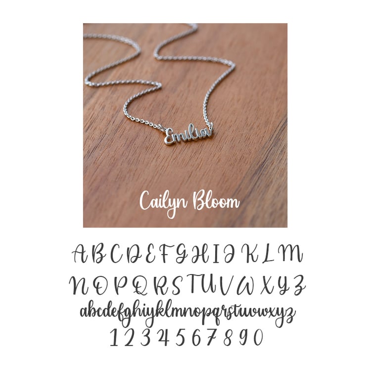 Silbernes Armband mit Namen Elissa 99907