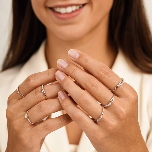 Minimalistischer Ring aus Gold mit Lab Grown Diamanten Ingvar