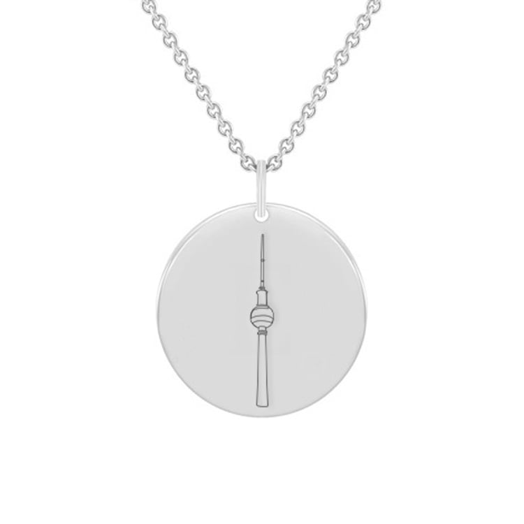 Personalisierter Anhänger mit dem Berliner Fernsehturm 131183