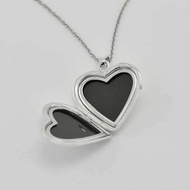 Goldmedaillon in Herzform mit Wunschgravur Miossa 42513